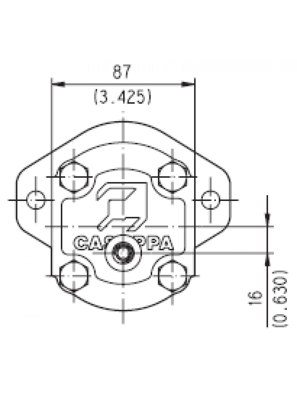 Гидромотор Casappa PLM 20.14-RO 49S1-L-GE/GD-N-EL-GB